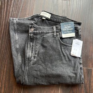Abercrombie black denim 🖤 curve love size 14/32